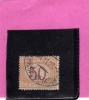 ITALIA REGNO 1890 - 1894 SEGNATASSE CIFRA CENTESIMI 50 TIMBRATO - Segnatasse