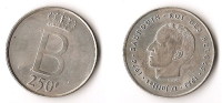 BELGIQUE   250  FRANCS   1976  ARGENT - 250 Francs