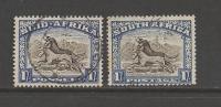 SOUTH AFRICA UNION  1947 Used Singles Stamp(s) Definitives 1Sh Brown-ultramarine Nr. 119a  #12272 - Gebruikt