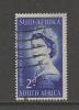 SOUTH AFRICA UNION  1953 Used Stamp(s) Coronation QE II Ultramarine Nr. 142a #12282 - Gebruikt