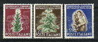 1950 - Italia 629/31 Conferenza Del Tabacco - Tobacco