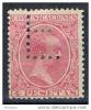 Sello 4 Pts Alfonso XIII, Perforado Comercial E.  Perfin Desconocida, Edifil Num 227 * - Used Stamps