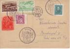 1938 10.11 KASSA VISSZATERT First Day Cancels On Mixed Czeck Magyar Stamps - Lettres & Documents