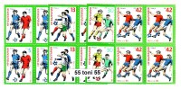 BULGARIA / Bulgarie 1985  FIFA World Cup, Mexico   4v.-MNH   Block Of Four - 1970 – Mexico