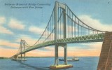 USA – United States – Delaware Memorial Bridge Connecting Delaware With New Jersey, 1953 Used Linen Postcard [P4764] - Altri & Non Classificati