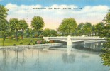 USA – United States – MC Naughton Park Bridge, Elkhart, Ind, 1953 Used Linen Postcard [P4765] - Otros & Sin Clasificación