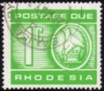 Rhodesia - 1970 Postage Due 1c Reprint (o) # SG D18, Mi 11 - Rodesia (1964-1980)