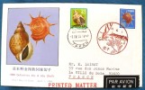 JAPON: Coquillages. FDC Des N° Yvert 1676+1677. Cachet A Date 01/04/1988 - Conchiglie