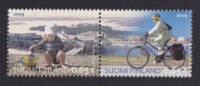 Finland Mi 1731-1732  * * Oulu 400 Years - Bicycle - 2005 - Unused Stamps