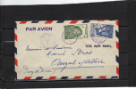 AOF  Lettre Bamako Soudan 1948 - Yvert  36 Et 37 - Lettres & Documents
