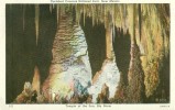 USA – United States – Temple Of The Sun, Big Room, Carlsbad Caverns National Park, New Mexico 1920s Postcard [P4799] - Andere & Zonder Classificatie