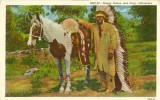 USA – United States – Osage Indian And Pony, Oklahoma, 1953 Used Postcard [P4822] - Indiani Dell'America Del Nord