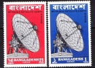 Bangladesh Yvert 62 - 63 Year 1975 Satellite Station, Betbunia MNH - Bangladesch