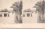 Carte Stéréoscopique - NICE - La Promenade Des Anglais - Stereoscope Cards