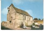 J  :   Yvelines :PORCHEVILLE  : Vue église - Porcheville