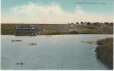 Moose Jaw, Saskatchewan Canada, Aquatic Club, Canoe Row Boat, On C1900s/10s Vintage Postcard - Altri & Non Classificati