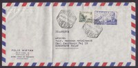 Spain Airmail Por Avion FELIX MIETHE Santa Cruz De TENERIFE 1951 Cover To VALBY Denmark - Cartas & Documentos