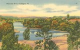 USA – United States – Winooski River, Burlington, VT. Unused Linen Postcard [P4943] - Burlington