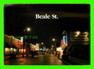 MEMPHIS, TN - BEALE STREET AT NIGHT - DON LANCASTER, 1985 - DIMENSION  11X16 Cm - - Memphis