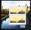 Canada MNH Scott #2213 Souvenir Sheet Of 2: 52c And $1.55 Ottawa, Capital 150th Anniversary - Unused Stamps