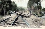 PIQUIGNY : Guerre 1914/1915 - "Le Pont Et La Voie Ferrée Que L' On A Fait Sauter " - Picquigny