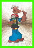 WALT DISNEY - POPEYE - CARTE À EFFET MÉTALIQUE - DIMENSION 10X14.5 Cm - - Disneyworld