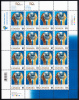 Canada MNH Scott #2149 Minisheet Of 16 51c Canadian Labour Congress - Fogli Completi