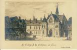 Vieux  Paris   Le Collège De La Sorbonne En 1530    Cpa - Konvolute, Lots, Sammlungen