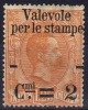 ITALIA 1890 - Sovrastampati 2 C. Su 1,25 L. *    (g1441b) - Nuovi