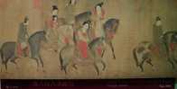 Folder Taiwan 1995 Ancient Chinese Painting Stamps S/s - Beauties On An Outing Horse - Ungebraucht