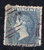 ST VINCENT  Victoria  1/- Slate Grey No Wmk  Perf 12 X 15 SG 11 - St.Vincent (...-1979)