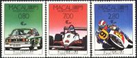 TW0133 Macao1988 Racing Series 3v  MNH - Ungebraucht