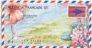Entier Postal Aerogramme à 68f Polynésie - Postal Stationery
