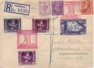 1943 8.11 UK To UK Registered Postcard W/ UK, Polish And Czechoslovak Stamps, UK And CZ Field Post Cancels - Briefe U. Dokumente