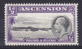 Ascension 1934 Mi. 22     ½ P King George V & Georgetown MH* - Ascensión