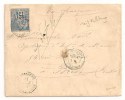 Lettre - GUADELOUPE - SAINT CLAUDE - Càd/N°51 A.Dubois+Càd Maritime - Tarif  Militaire - 1886 - Lettres & Documents