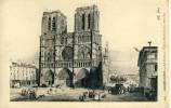 Ancien Paris  Le Parvis De L'Eglise Notre-Dame  Vers 1840     Cpa - Konvolute, Lots, Sammlungen