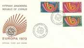 CYPRUS  1973 EUROPA CEPT FDC - 1973