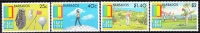 Barbados Yvert 1035-1038 Year 2000 World Stamp Expo 2000 Golf MNH - Barbados (1966-...)