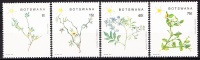 Botswana Yvert 595-598 Year 1988 Flowers And Plants MNH - Botswana (1966-...)