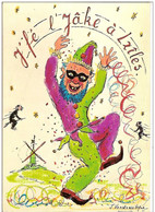 ELLEZELLES-CARNAVAL-JE FAIS LE JAKE--illustrateur  Jacques Vandewattyne-sorcière-moulin - Ellezelles