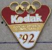 ALBERTVILLE 92 - KODAK - OFFICIAL SPONSOR OLYMPIC GAMES - ANNEAUX OLYMPIQUES - OLIMPIADI  92 - OLYMPISCHE SPIELE - (24) - Olympische Spelen