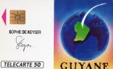 TELECARTE  GUYANE ARIANESPACE  50 UNITES   ( F105 ) - 1989