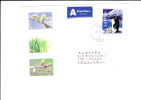 24/501  LETTRE   LATVIJA - Pinguine