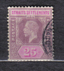 AP556 - MALACCA 1912, GV  Yvert N. 145 Used  Fil CAmult - Malacca