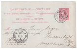 ENTIER POSTAL DE BELGIQUE 1890 AVEC OBLITERATION OSTENDE BAINS - Termalismo