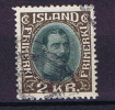 Iceland 1931 Michel 166, 2 Kr Used - Gebruikt