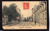ROMAINVILLE RUE DE BAGNOLET  AVEC TRAMWAY  EDIT   CHEVILLON A ROMAINVILLE  CIRC  1909 - Romainville