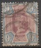 GRANDE - BRETAGNE - 1887-92 - QV "Jubilee" - 9d Obl - Usati