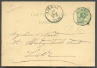 EP Carte 5 Centimes Vert , Obl. Sc BOUWEL 27 Janvier 1885 Vers Lier. N. 750 - TB Frappe - 6934 - Cartoline 1871-1909